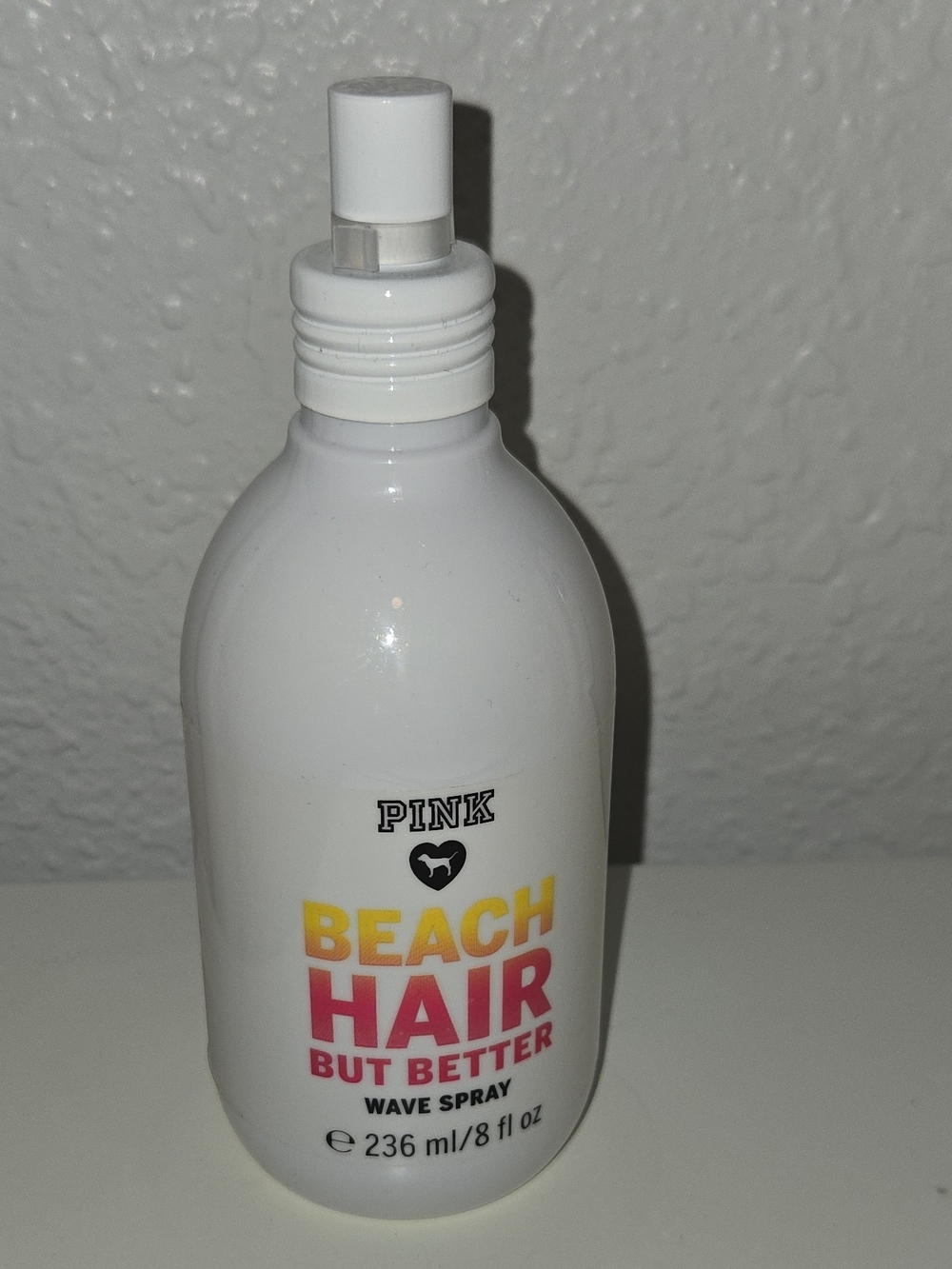 PINK Victoria's Secret Beach Hair But Better Wave Spray - White Bottle